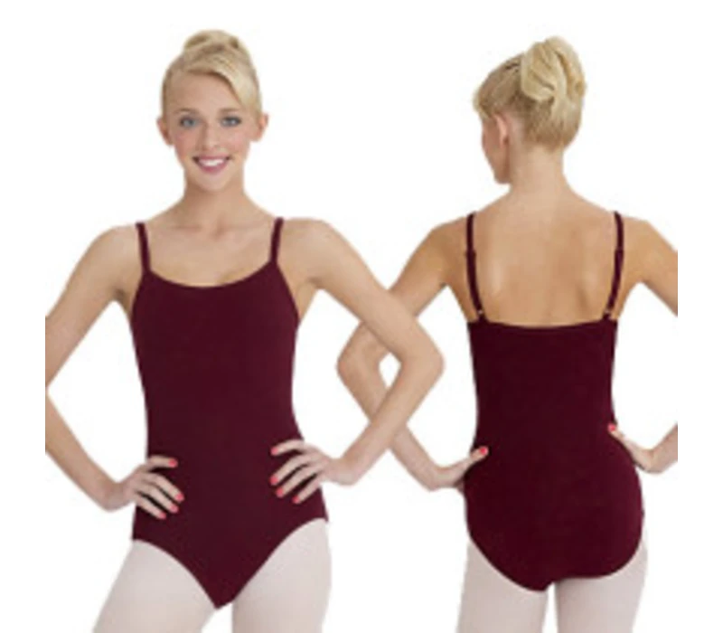 Capezio Camisole CC110B BraTek trykot z biustonoszem - Burgundia Capezio 