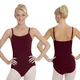 Capezio Camisole CC110B BraTek trykot z biustonoszem - Burgundia Capezio 