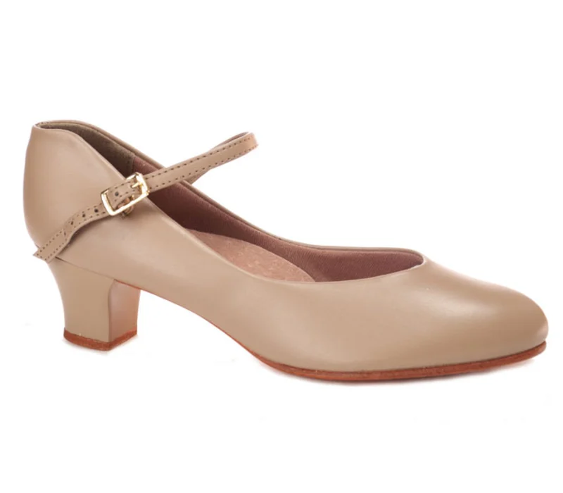 Capezio Jr Footlight, buty do tańca Chrakterowego - Hnedá caramel Capezio