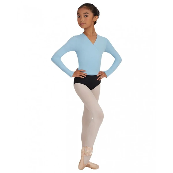 Capezio cross over top, top do rozgrzewki dla dziewczynek