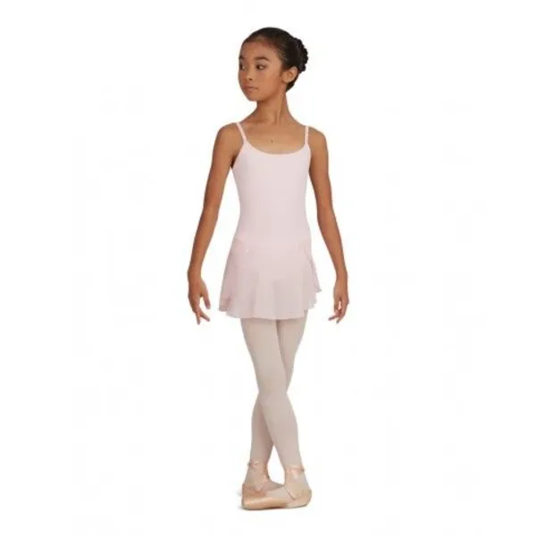 Capezio Camisole Dres MC150C, trykot ze spódniczką dla dzieci