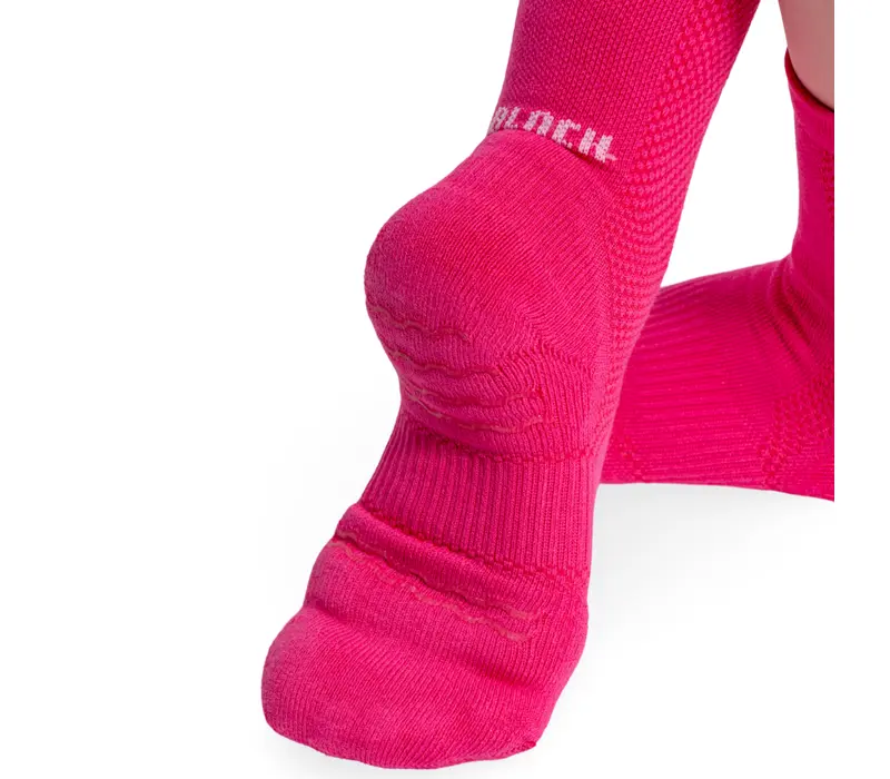 Bloch Blochsox, dziecięce skarpetki do tańca - Różowy - hot pink 