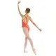 Bloch Fleur Floral tank leotard, trykot damski na grubych ramiączkach - Broskynova - peach 