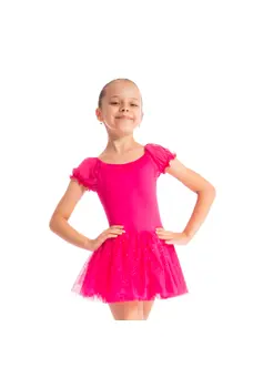 Mirella Miami tutu dress, dziewczęcy trykot ze spódniczką tutu