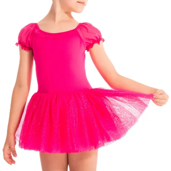 Mirella Miami tutu dress, dziewczęcy trykot ze spódniczką tutu