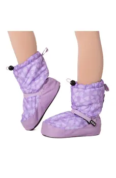 Bloch booties edycja ze wzorem, buty do rozgrzewki dla kobiet