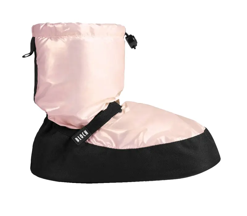 Bloch metalic bootie, damskie buty do rozgrzewki - Różowy pink metallic Bloch