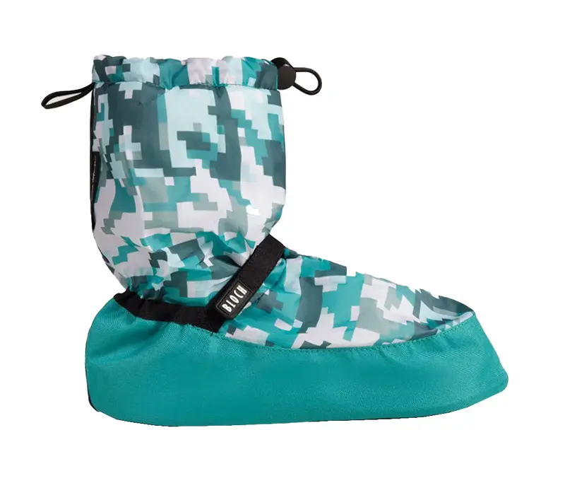 Bloch crazy printed booties, buty ocieplające - Pixel print Bloch