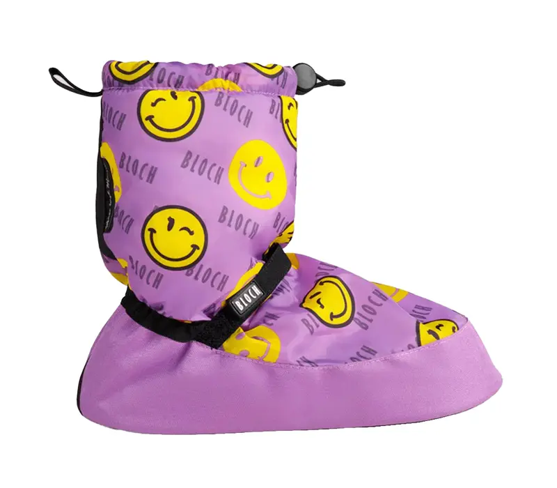 Bloch crazy printed booties, buty ocieplające - Smiley Print Bloch