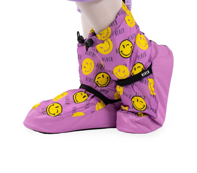 Bloch crazy printed booties, buty ocieplające - Smiley Print Bloch