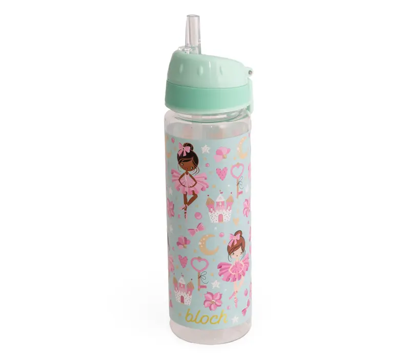 Bloch water bottle, butelka dziewczyny - Zielona - mint 