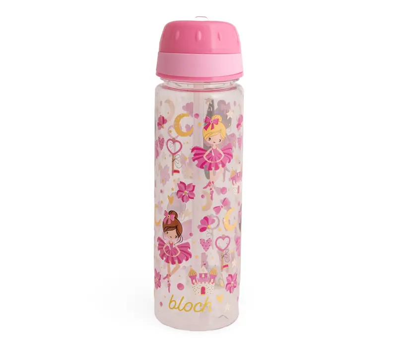 Bloch water bottle, butelka dziewczyny - Różowy Bloch 