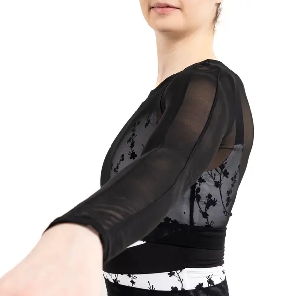 Capezio C'est La Vie Joyeux mesh cover up, top damski