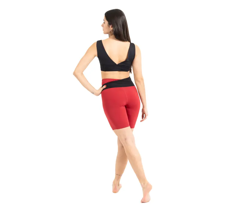 Capezio short BX600, krotke spodenki - Czerwony scarlet Capezio 