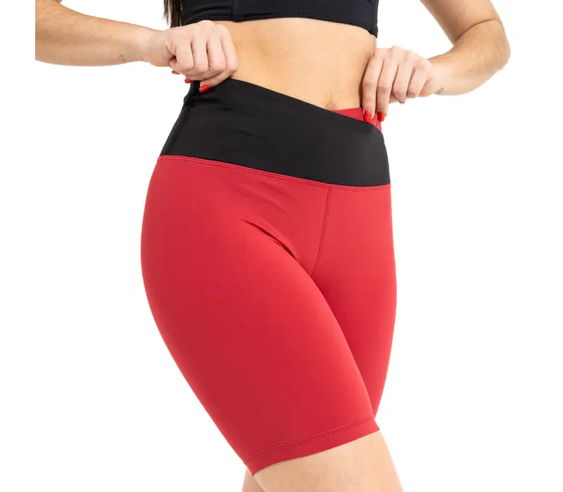 Capezio short BX600, krotke spodenki - Czerwony scarlet Capezio 