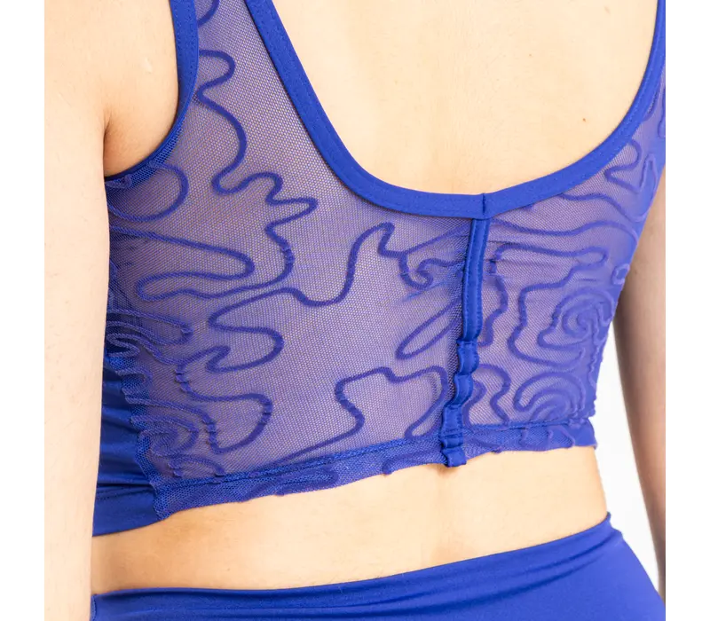 Capezio Camisole Bra Top TB102, lambada - Widmo niebieskie