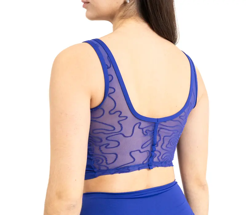 Capezio Camisole Bra Top TB102, lambada - Widmo niebieskie