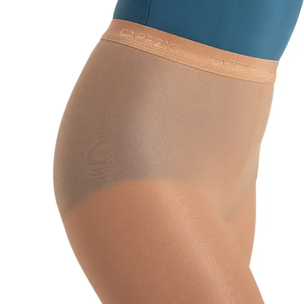 Capezio ultra shimmery, błyszczące pończochy dziewczęce ze strzemionem