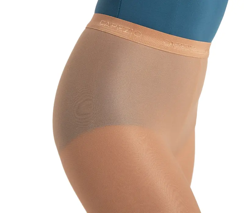 Capezio ultra shimmery, błyszczące rajstopy - Light toast Capezio 