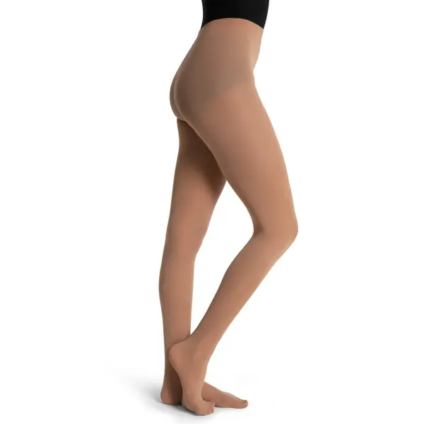 Capezio Ultra Soft tight self knit, pończochy damskie z zabudowaną stopą