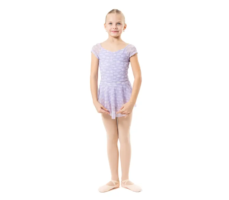 Capezio Cloud Nine Sky, spódnica dziewczęca - Fioletowy lawendowy Capezio 