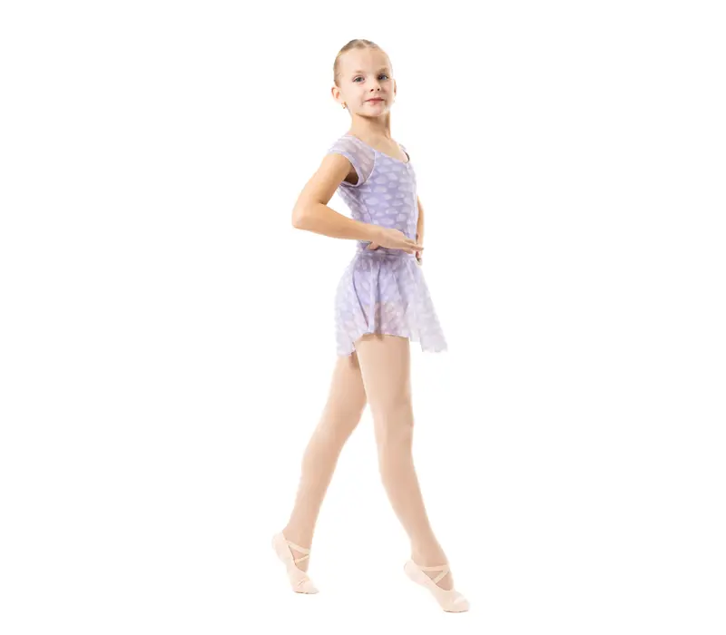 Capezio Cloud Nine Sky, spódnica dziewczęca - Fioletowy lawendowy Capezio 