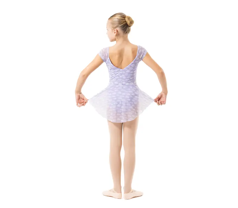 Capezio Cloud Nine Sky, spódnica dziewczęca - Fioletowy lawendowy Capezio 