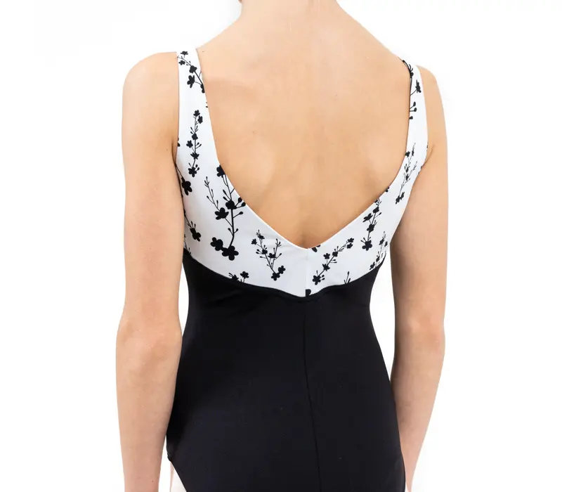 Capezio Cest La Vie Étoile Leotard, trykot dziewczęcy na grubszych ramiączkach - Cascading Florals Capezio