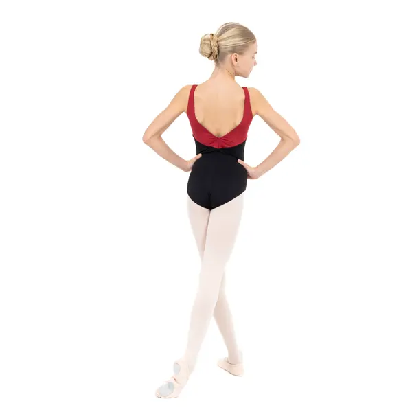 Capezio Cest La Vie Étoile Leotard, trykot dziewczęcy na grubszych ramiączkach