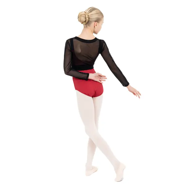 Capezio C'est La Vie Joyeux mesh cover up, top dziewczęcy