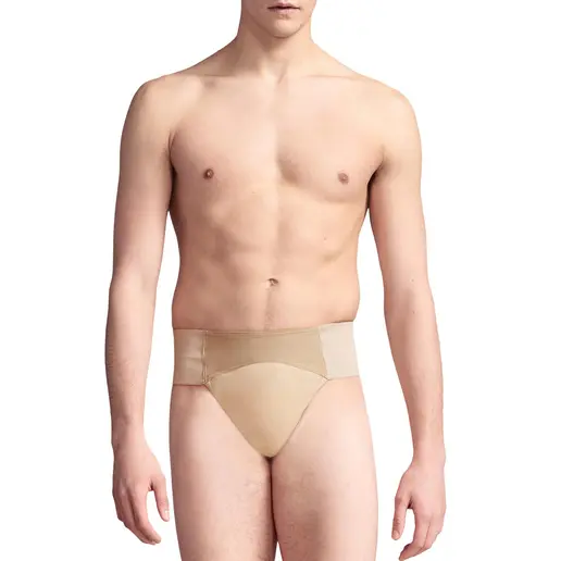 Capezio pikowany bawełniany pasek jockstrap dla mężczyzn