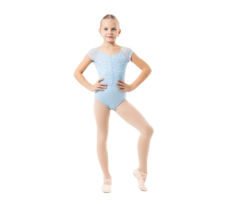 Capezio Nine Rainbow leotard, trykot dziewczęcy - Niebiesko jasny Capezio 