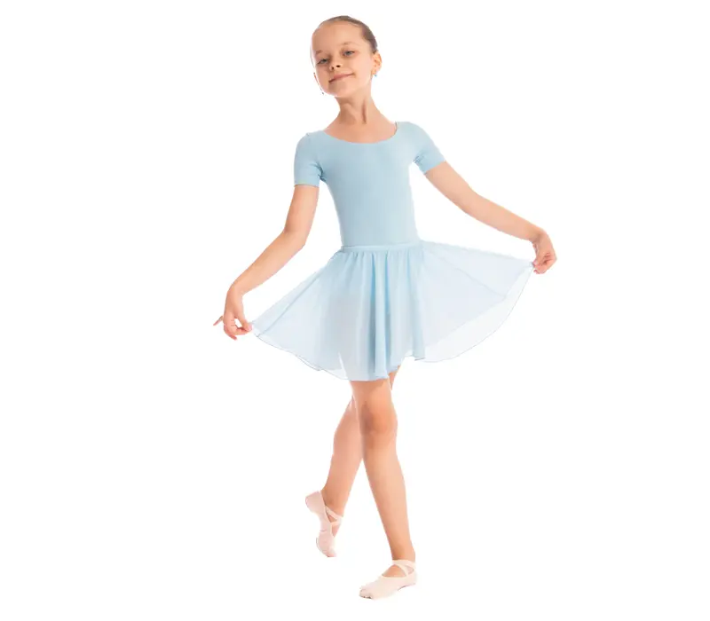 Capezio, spódnica dla dziewczynek  - Niebieski - light blue