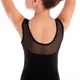 Capezio Star Mars Mesh back leotard, trykot dziecięca na grubych ramiączkach - Czarny