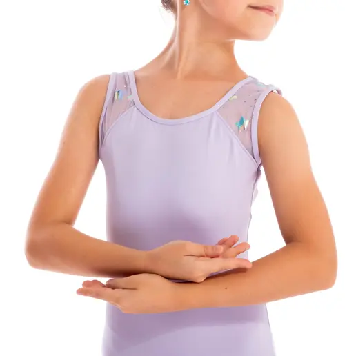 Capezio Star Mars Mesh back leotard, trykot dziecięca na grubych ramiączkach