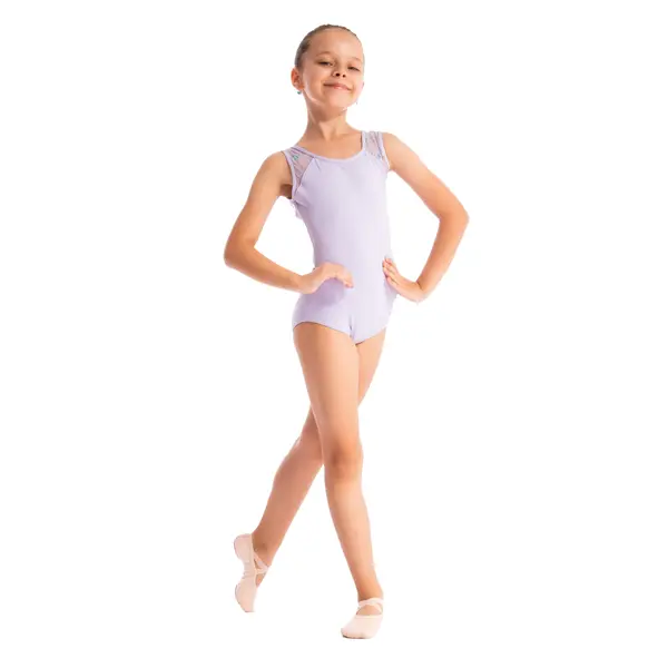 Capezio Star Mars Mesh back leotard, trykot dziecięca na grubych ramiączkach