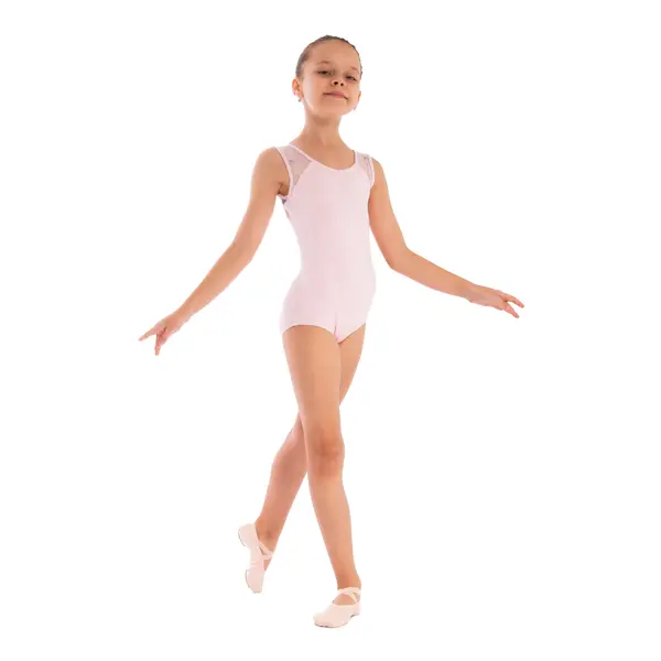 Capezio Star Mars Mesh back leotard, trykot dziecięca na grubych ramiączkach