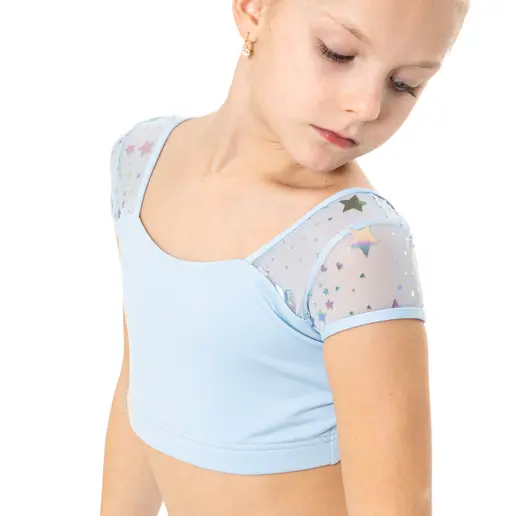 Capezio Star Cosmic Top, crop dziewczęcy