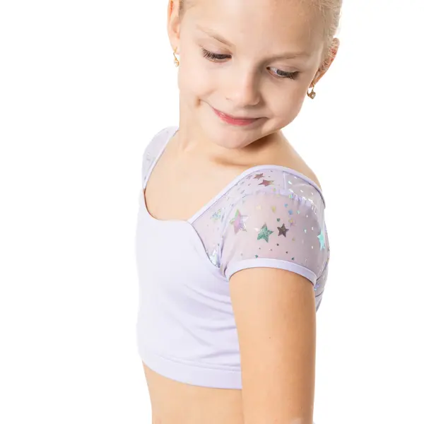 Capezio Star Cosmic Top, crop dziewczęcy