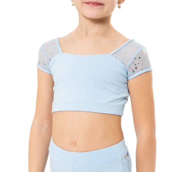 Capezio Star Cosmic Top, crop dziewczęcy