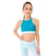 Capezio Colourblock High Neck Bra Top, stanik sportowy