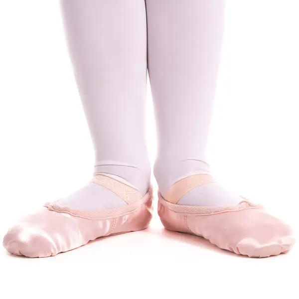 Capezio Satin Daisy, dziecięce satynowe baletki