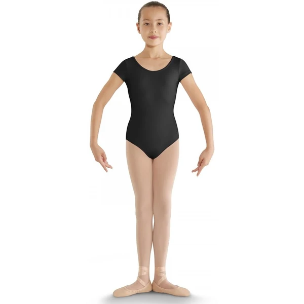 Bloch strap back cap sleeve leotard, dziecięcy trykot