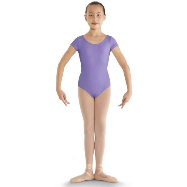 Bloch strap back cap sleeve leotard, dziecięcy trykot