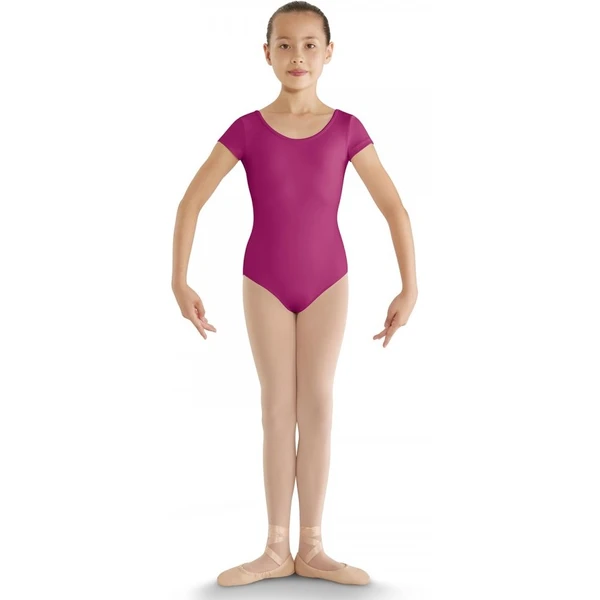 Bloch strap back cap sleeve leotard, dziecięcy trykot