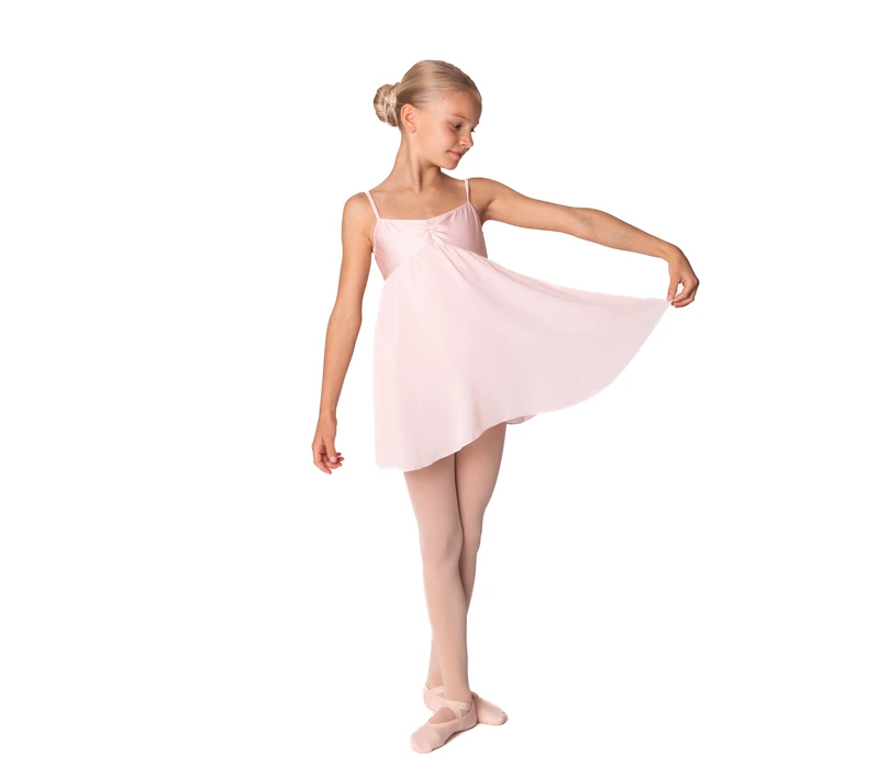 Bloch CL7047 Juliet, dres empírového strihu pre dievčatá - Ružová - pink