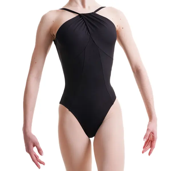 Mirella Twist High neck leotard, damski trykot