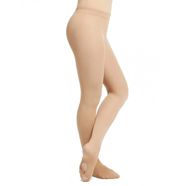 Capezio ultra soft transition tights, rajstopy konwertibilne dla dzieci