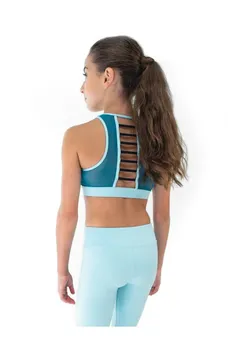 Capezio Colourblock High Neck Bra Top, stanik sportowy