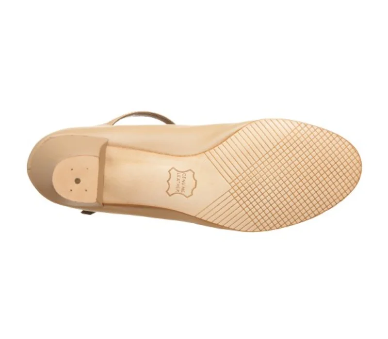 Capezio Jr Footlight, buty do tańca Chrakterowego - Hnedá caramel Capezio